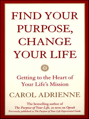 cover image of Find Your Purpose, Change Your Life